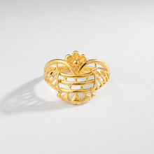 Eshika Regal Bloom Gold Ring