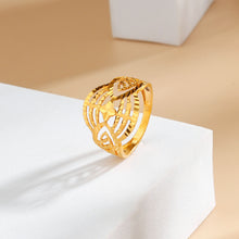 Navya Ornate Grace Gold Ring