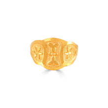 Timeless Leaf Flower Touch Gold Ring For Kids