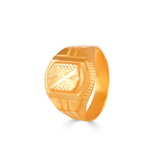 Classic Matte Finished Gold Ring For Kids