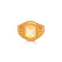 Classic Matte Finished Gold Ring For Kids