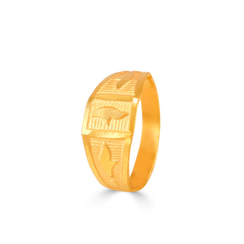 Little Fish Gold Ring For Kids