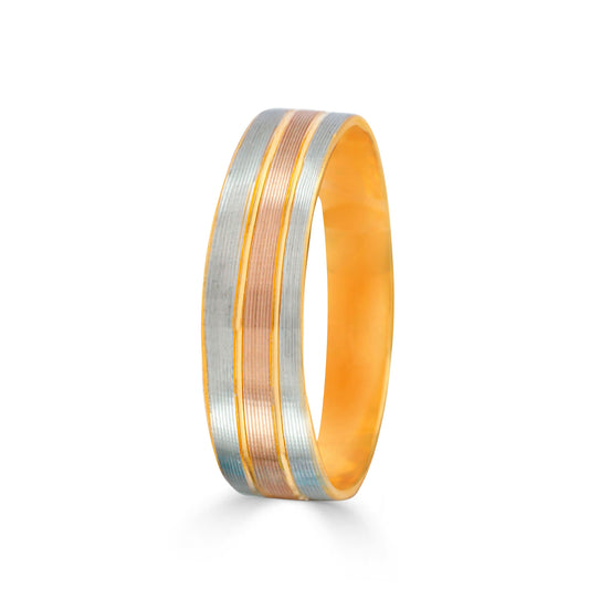 Triveni Blending  Rose Gold  Band Ring