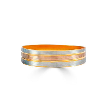Triveni Blending  Rose Gold  Band Ring