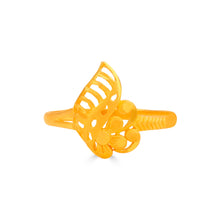 Emma Floral Grace Gold Design Ring
