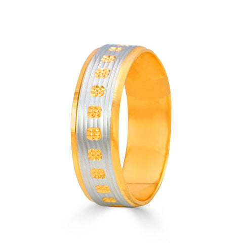 Modern Heritage Band Gold Ring