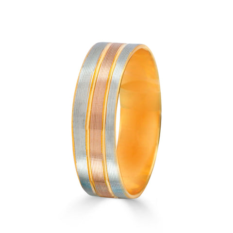 Ravi timeless elegance Rose Gold Band Ring
