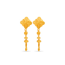 Sofia  floral  jhumka Gold Earrings