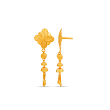 Sofia  floral  jhumka Gold Earrings