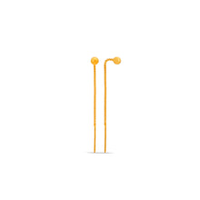 Elegant long drop Gold Earrings