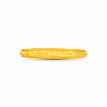 Aman Bold Lines Radiant Shine Gold Kada