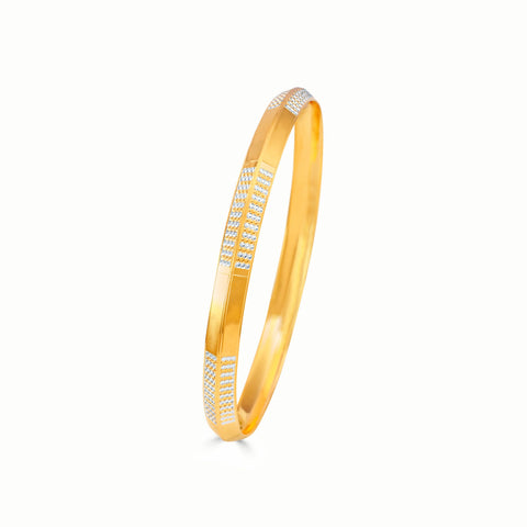 Raj Strong Sleek And Stylish Gold Kada