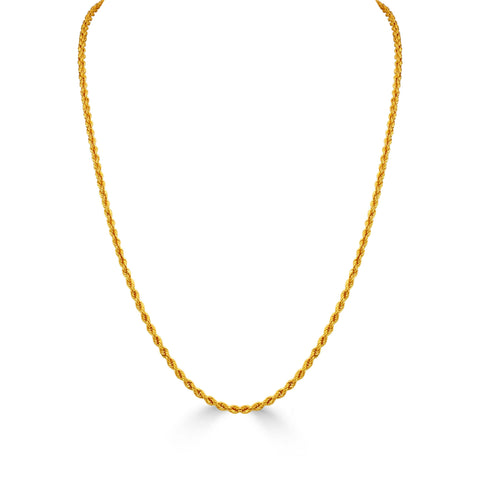 Ravi  Elegant Twisted Gold Chain