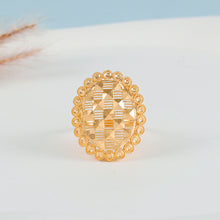 Kavya Artistic Round Gold Ring