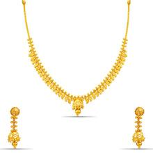 Classic Festive Wear Gold Necklace Set