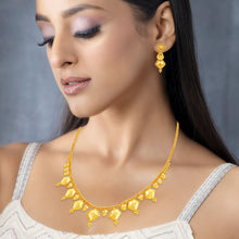Aparna Geometric Gold  Necklace Set