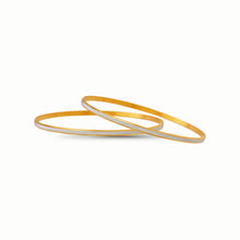 Kiran Elegant Dual Tone Gold Bangles