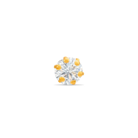 Sita Sparkling Stone Gold Nose Pin