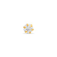Jyoti Radiant Gold Stone Nose Pin