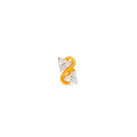 S-Surve Gold Nose Pin