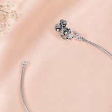 Zivika Minimal Bead Silver Anklets
