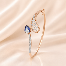Blue Sapphire Diamond Elegance Bracelet