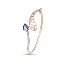 Blue Sapphire Diamond Elegance Bracelet
