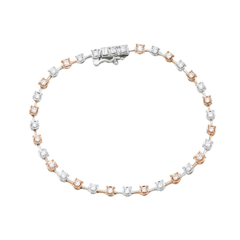Rose Gold Brilliance Diamond Bracelet