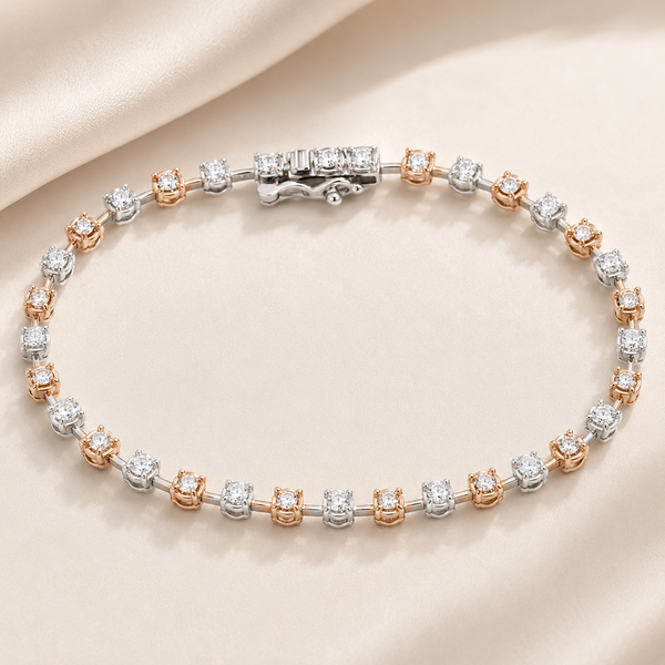 Rose Gold Brilliance Diamond Bracelet
