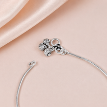 Yashvi Bead Design Silver Anklets