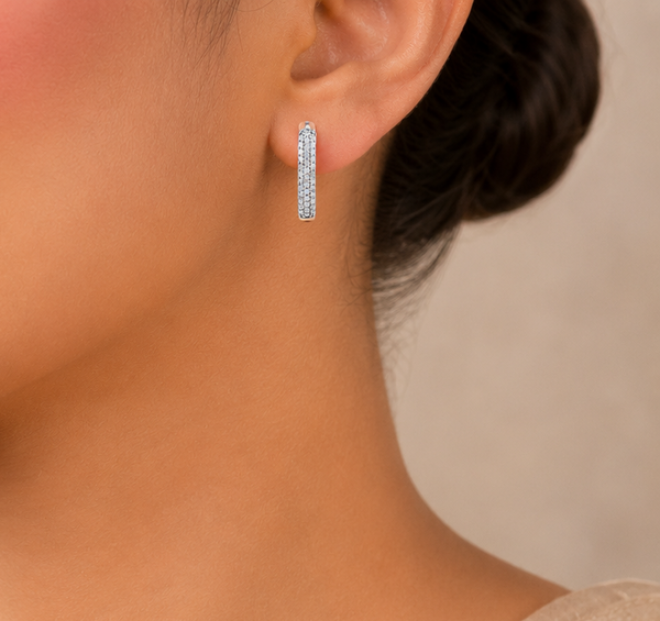 Kira Sleek Multi-Row  Diamond Baali