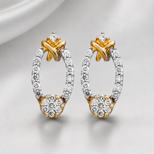 Ritika Chic oval Diamond Earrings Danglers