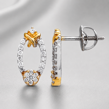Ritika Chic oval Diamond Earrings Danglers