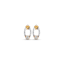 Ritika Chic oval Diamond Earrings Danglers