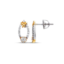 Ritika Chic oval Diamond Earrings Danglers