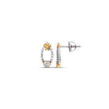 Ritika Chic oval Diamond Earrings Danglers