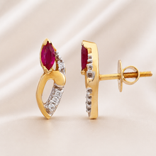 Teena Graceful Diamond  Earrings