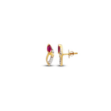 Teena Graceful Diamond  Earrings
