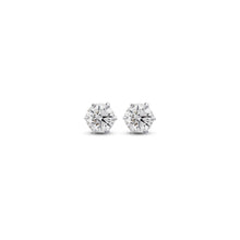Elegant Round-Cut Diamond Earrings