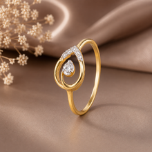 Hina Golden Enchanting Diamond Ring