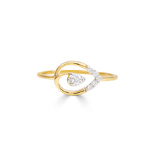 Hina Golden Enchanting Diamond Ring