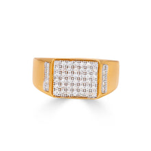 Aryan Bold Square Design with diamond Brilliance Ring