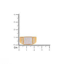 Aryan Bold Square Design with diamond Brilliance Ring