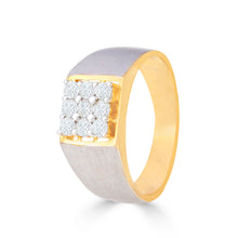 Elegant Dual-Tone Shine Timeless Diamonds Ring