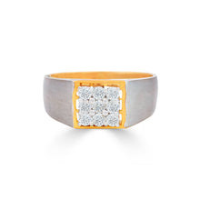 Elegant Dual-Tone Shine Timeless Diamonds Ring