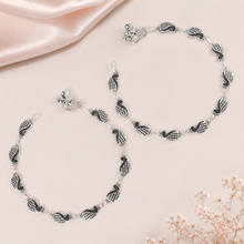Rashmi Classic Kairi Link Silver Anklets