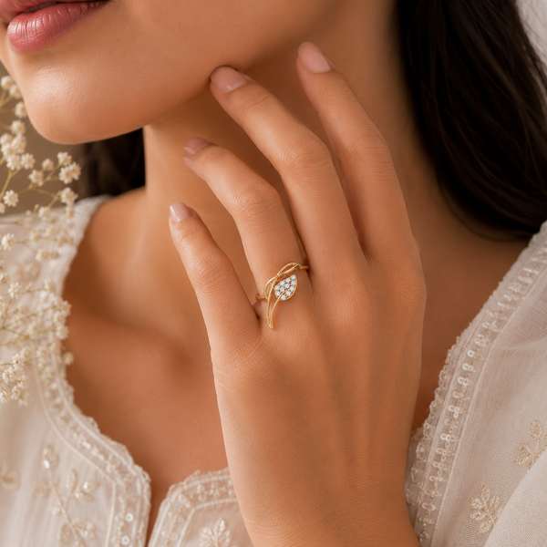 Kanika Graceful Like Clouds  Diamonds Ring