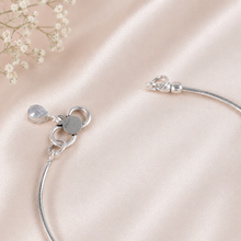 Ankita Floral Ruby Center Silver Anklets