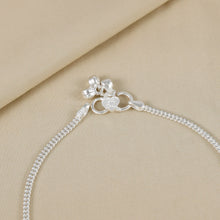 Apoorva Classic Chain Style Silver Anklets