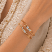 Anaya Criss Cross Diamond Elegance Bangles